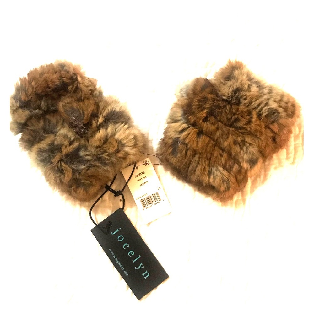 Fingerless Fur Gloves - NWT